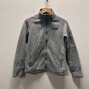 Patagonia Women's Better Sweater 1/4 Zip Fleece Size Small Grey Sweatshirt Cozy